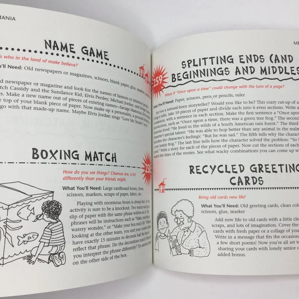 365 After School Activities Book Burton Halls Hoffman Play Dough Twig Boats